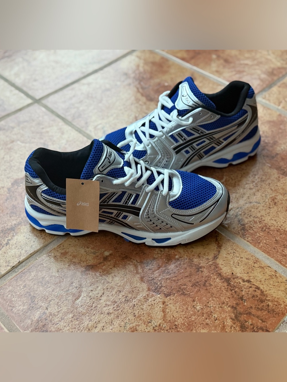 Size 11 Men’s And Women’s 12.5 - Asics Gel Kayano 14 Royal Blue Mesh Sneakers